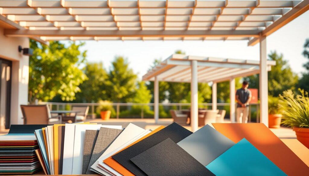 Design- und Farboptionen für Terrassenüberdachungen