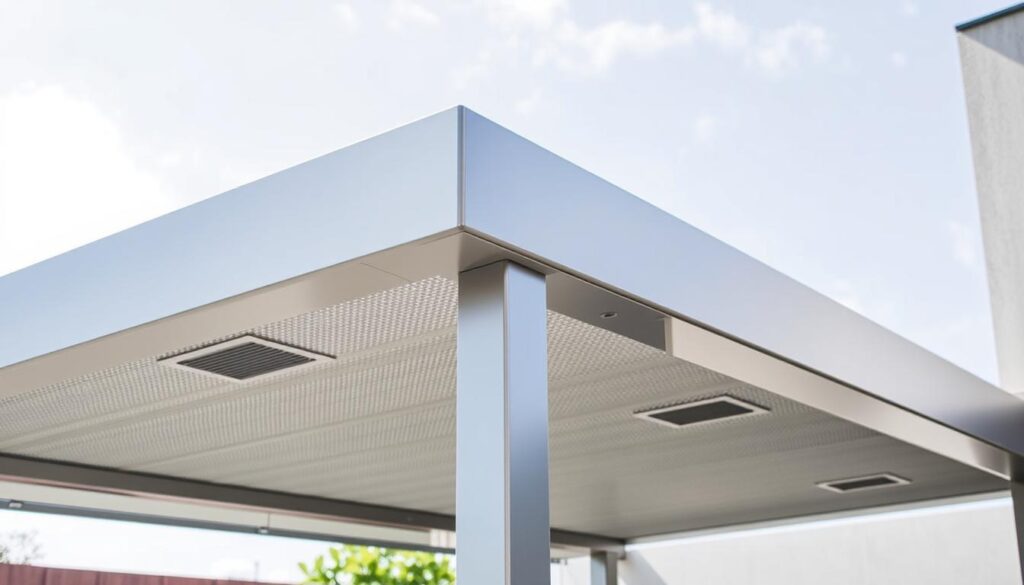 Innovative Terrassenüberdachung