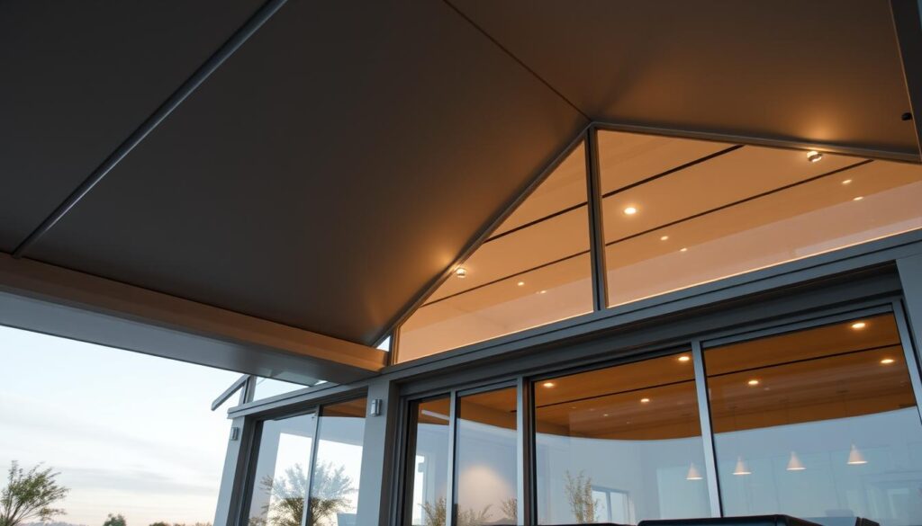 Moderne Terrassenkonstruktion