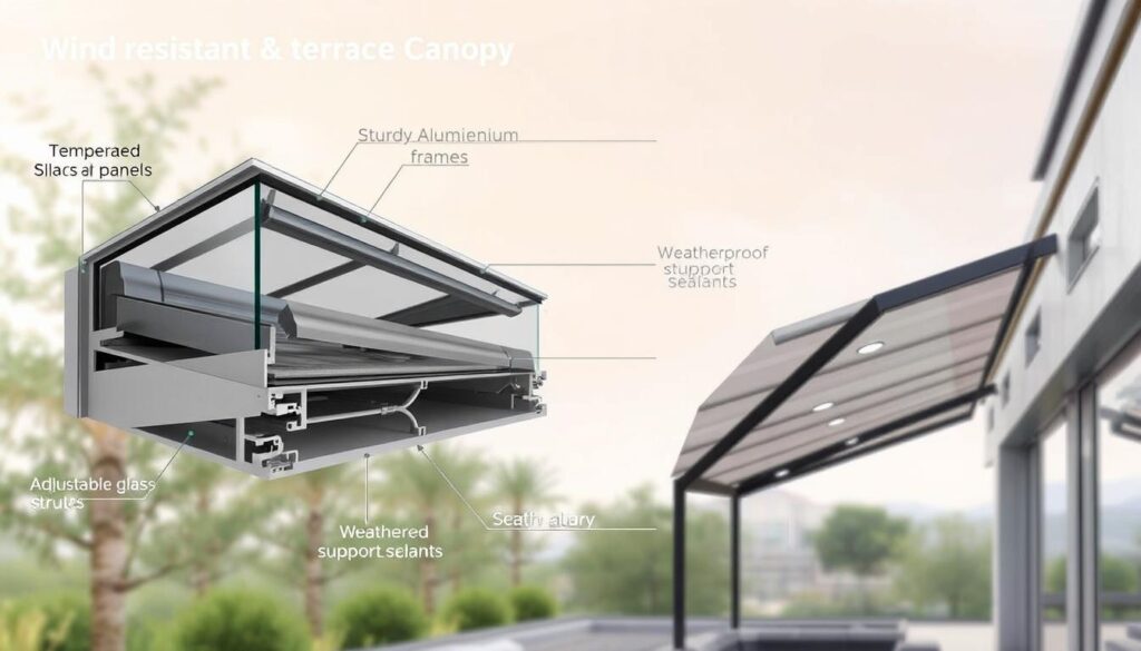Technische Grundlagen einer Terrassenüberdachung