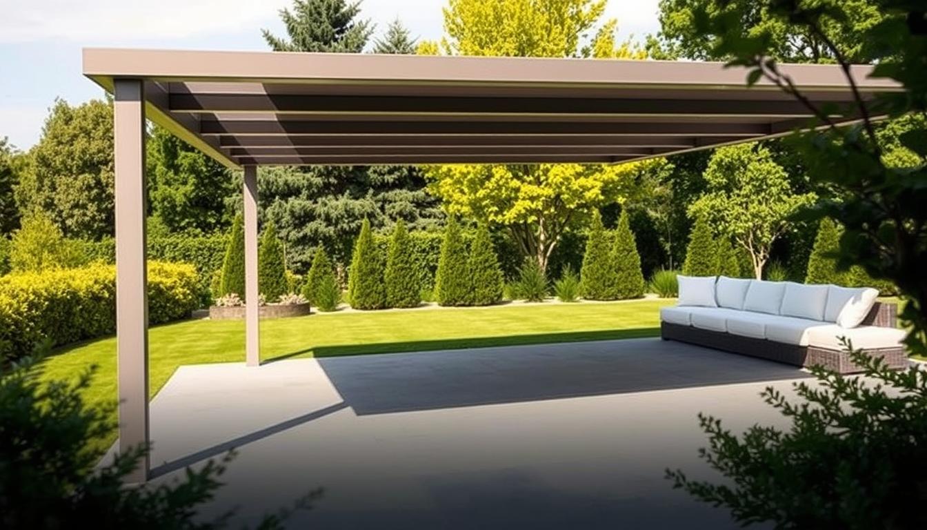 Terrassendach Alu Farbbeständigkeit