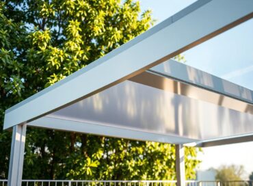 Terrassendach Alu Verbindungstechnik