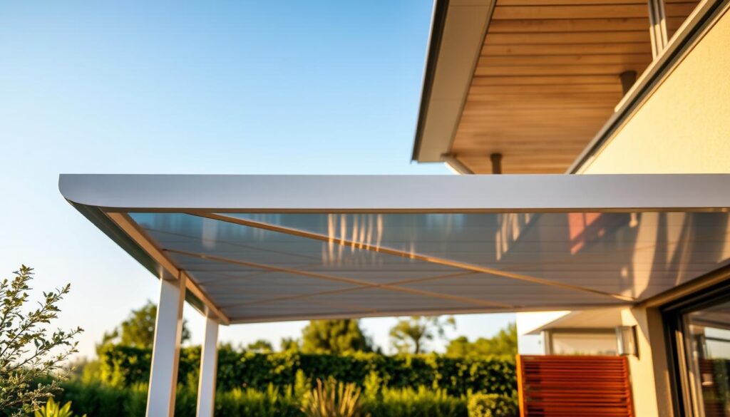 Terrassenüberdachung aus Aluminium