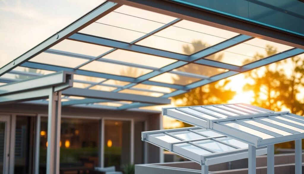 Überdachungsmöglichkeiten Glas und Polycarbonat