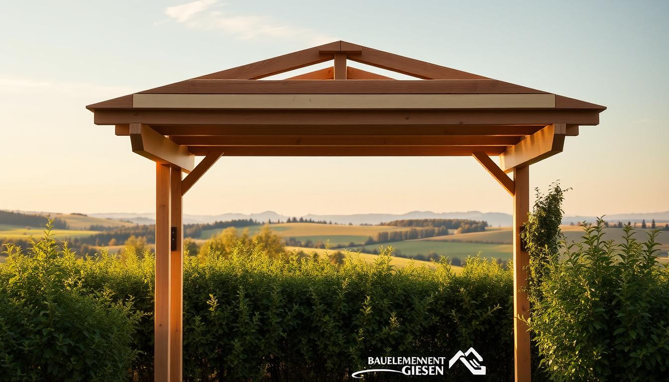 Carport Oberflächenbehandlung