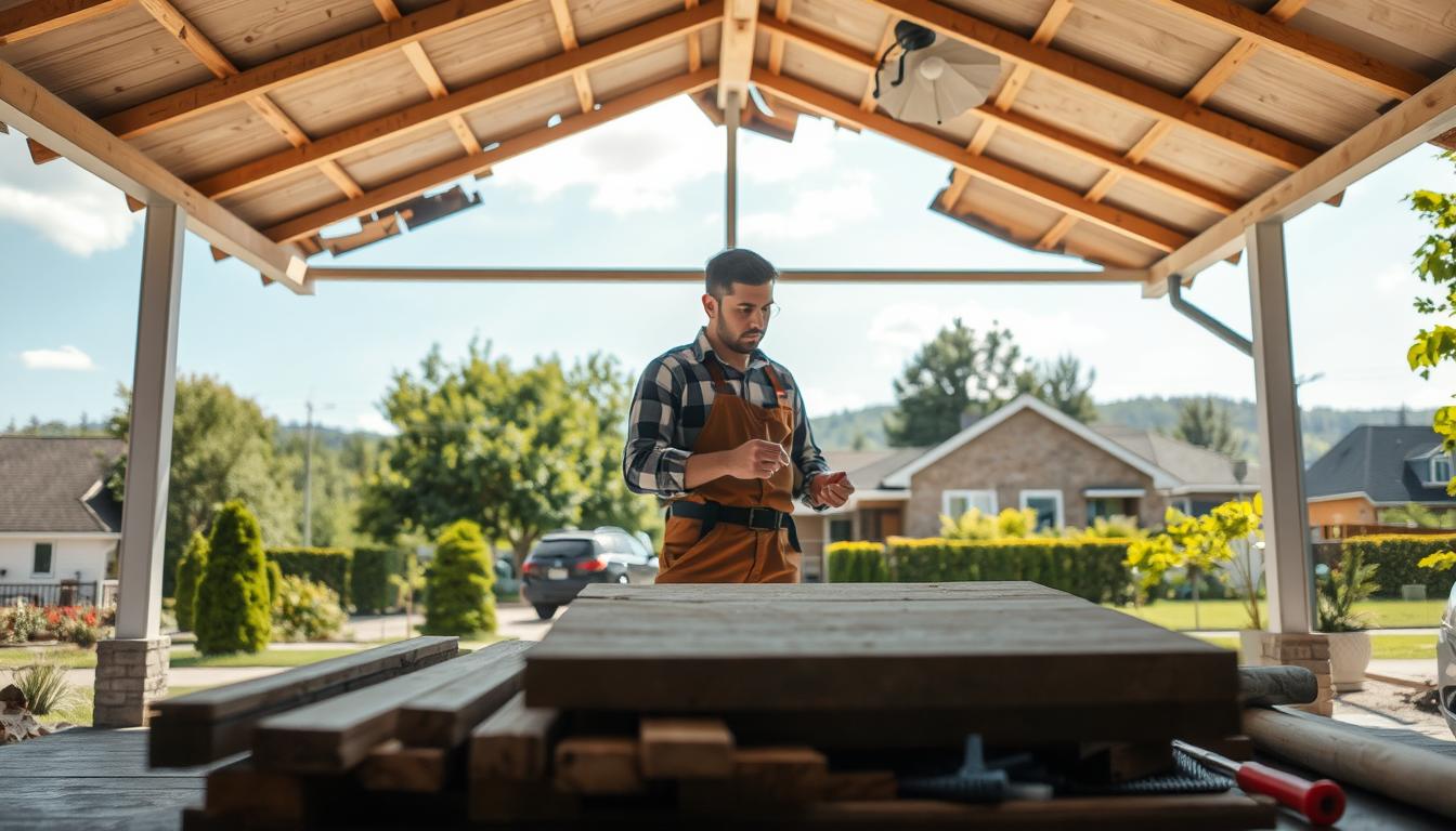 Carport Reparaturmöglichkeiten