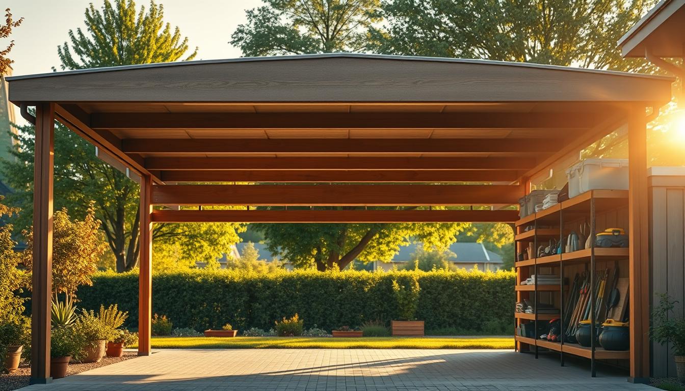 Carport Stauraum Design