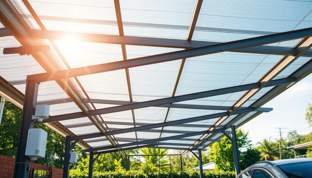 Carport Temperaturverhalten