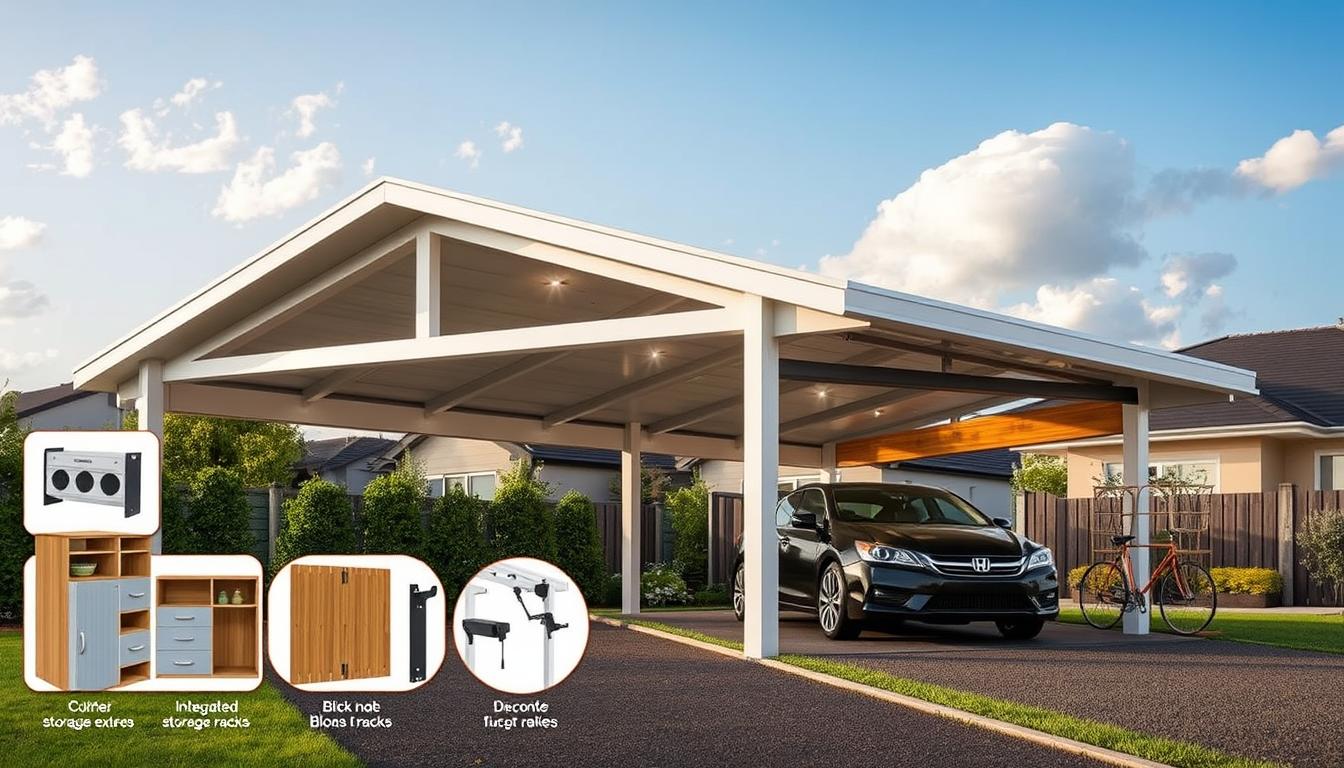 Carport Zusatzfunktionen