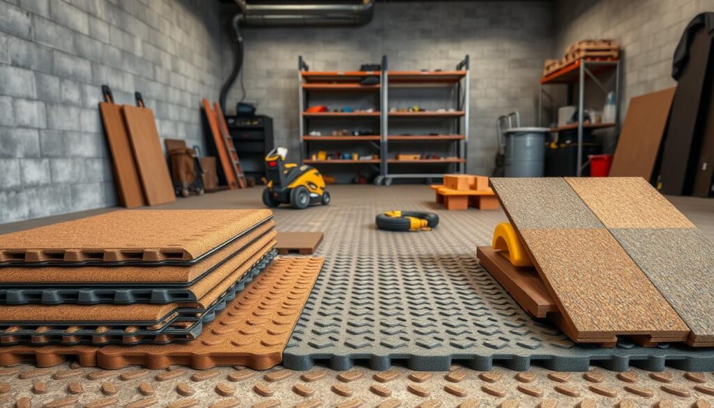 Materialien für Bodenbeläge
