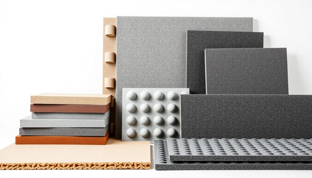 Materialien für Schalldämmung