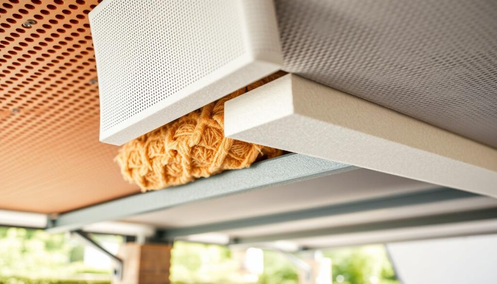 Schallabsorbierende Materialien