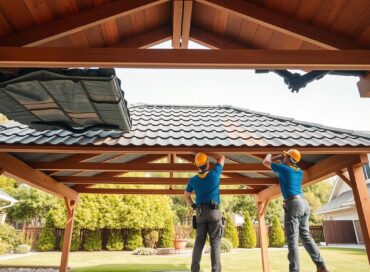 Carport Dachpfannen austauschen