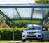 Carport Glasdach Installation