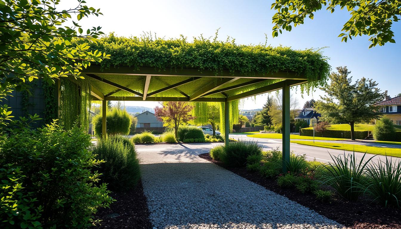 Carport Gründach anlegen