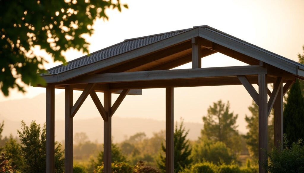 Carport Konstruktion
