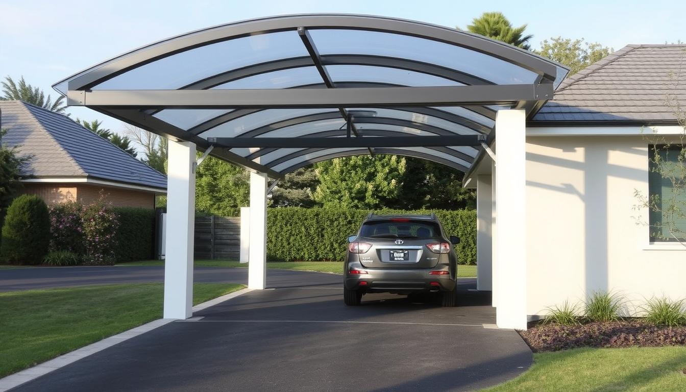 Carport Polycarbonat Überdachung