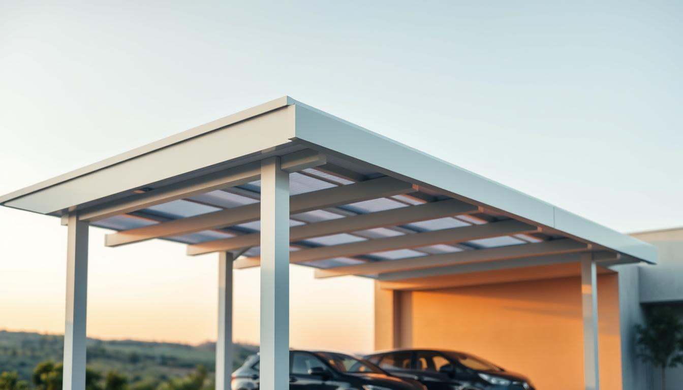 Carport Solarpaneel Integration