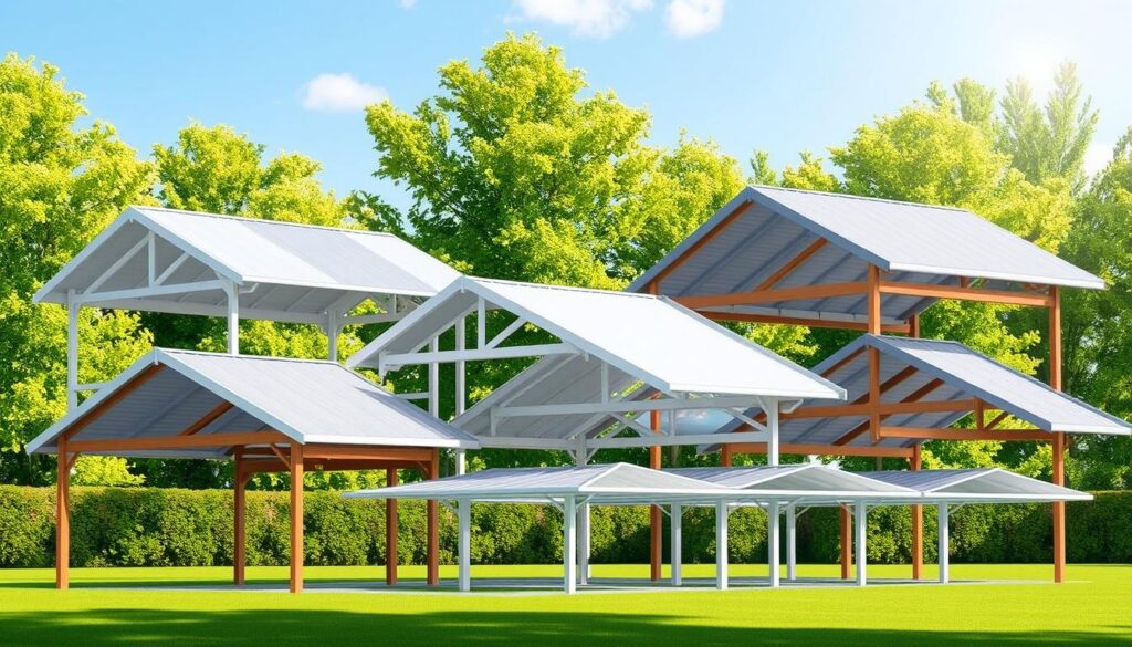Dachformen für Carports
