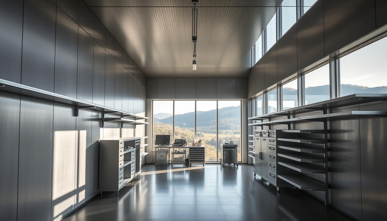 Geräteraum Wandgestaltung