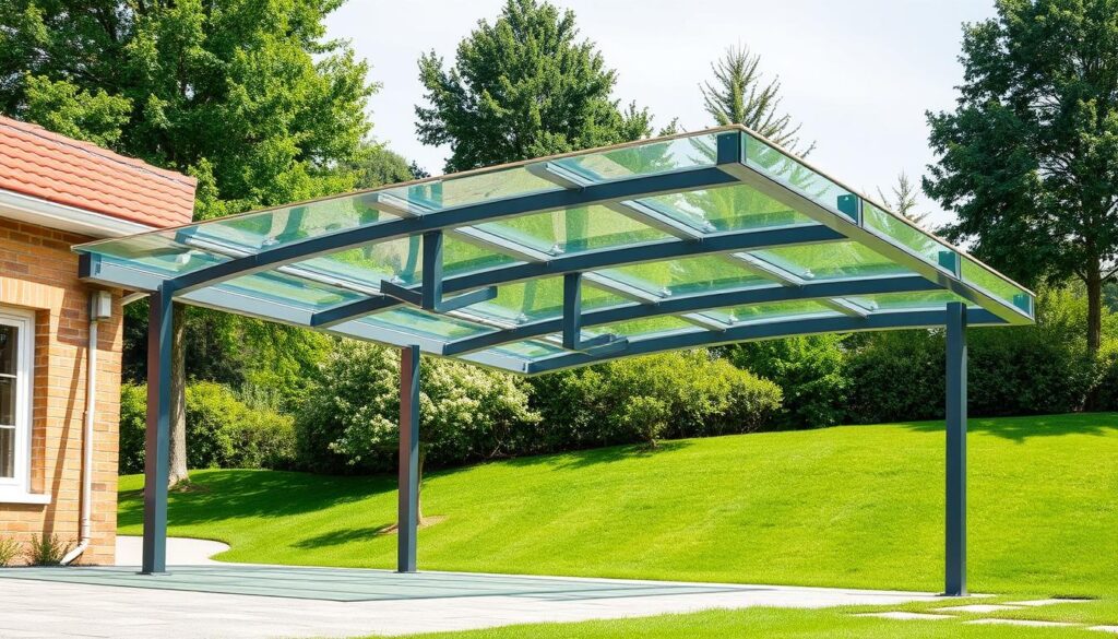 Glasdach Carport