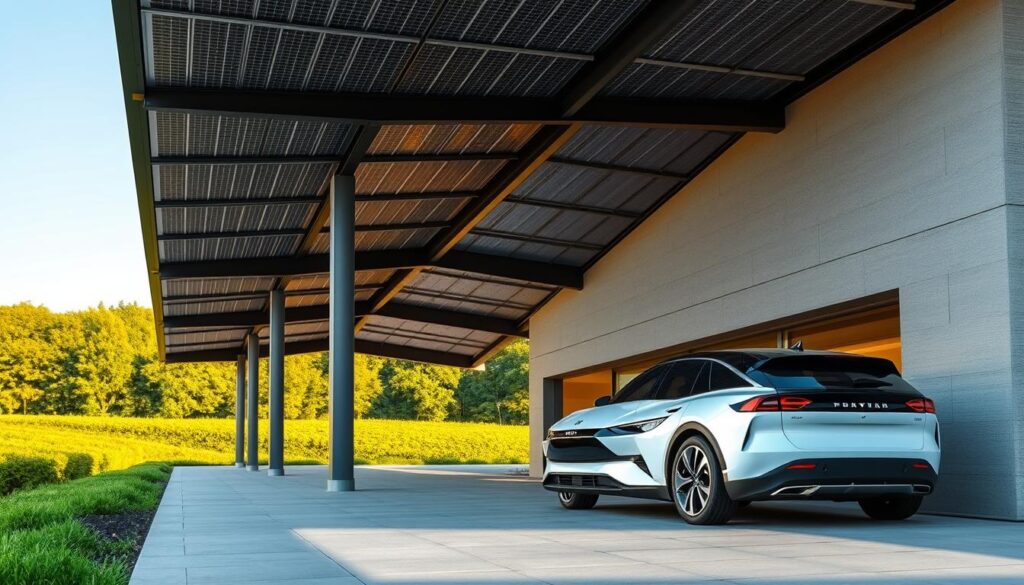 Planung eines Solar-Carports