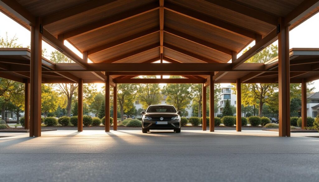 Planung und Bau eines Carports